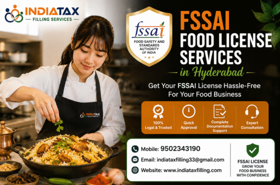 FSSAI Food License Services in Hyderabad