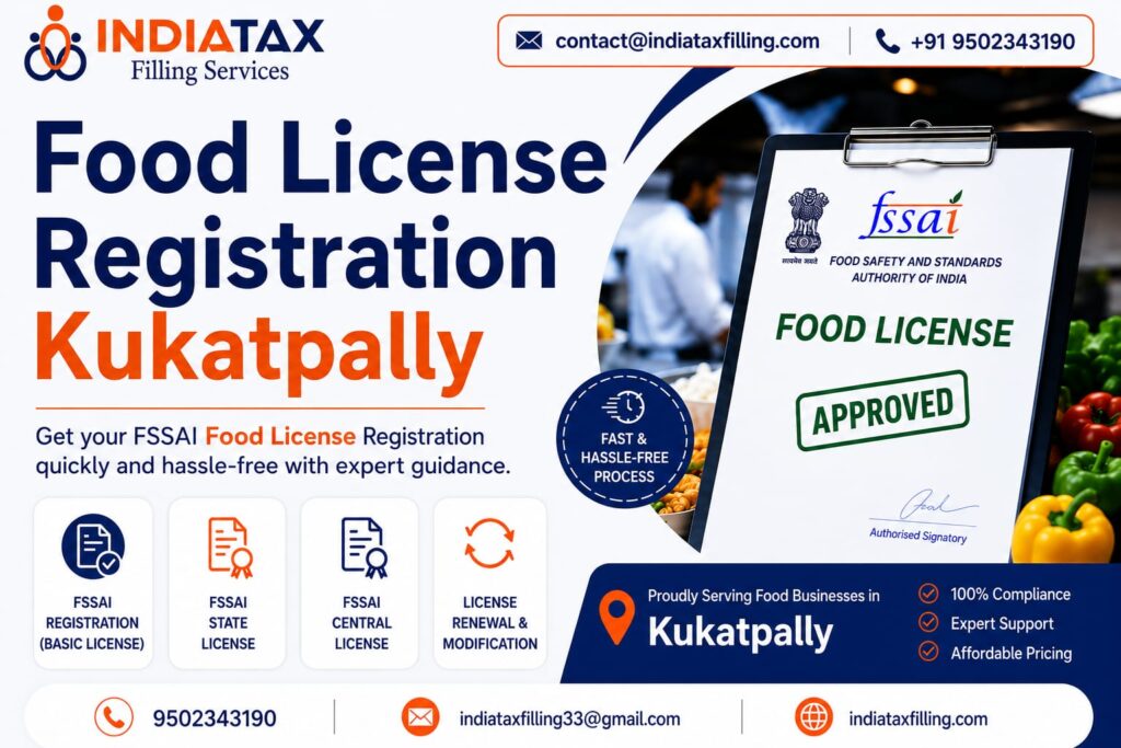 Food License Registration Kukatpally