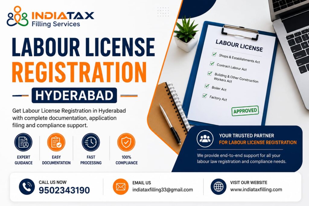 Labour License Registration Hyderabad