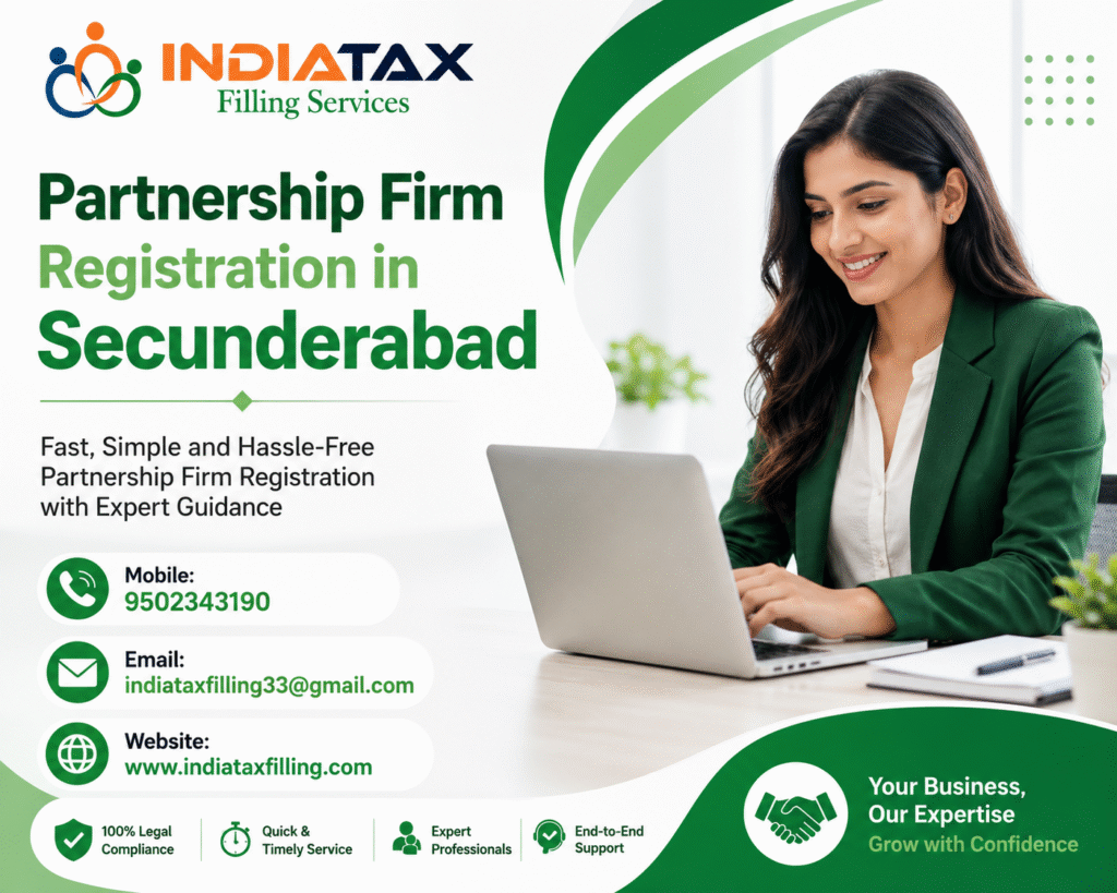 Partnership Firm Registration in Secunderabad