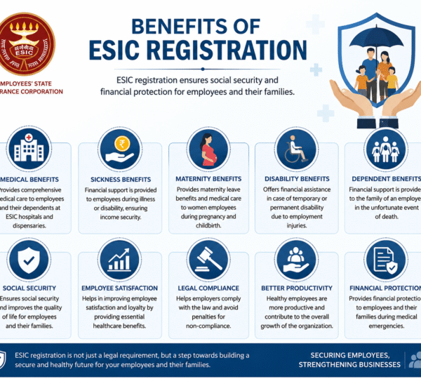 Benefits of ESIC Registration
