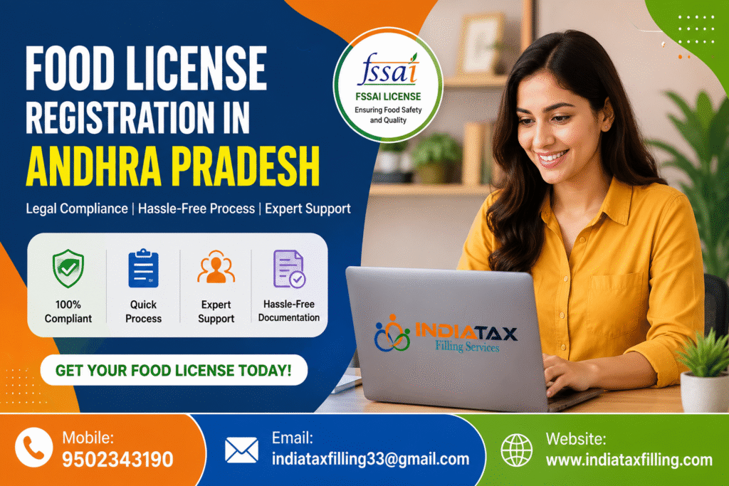 Food License Registration in Andhra Pradesh Online