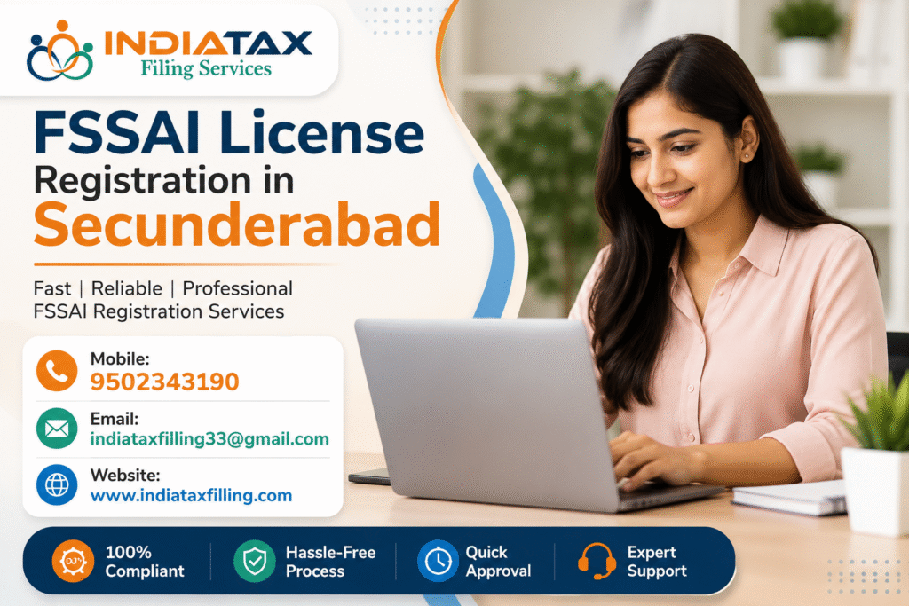 FSSAI License Consultant in Secunderabad for Food Safety Services