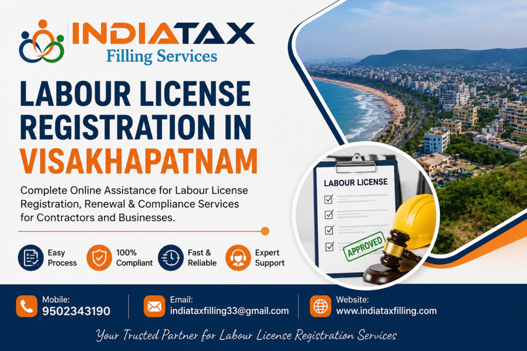 Apply Labour License Registration in Visakhapatnam Online