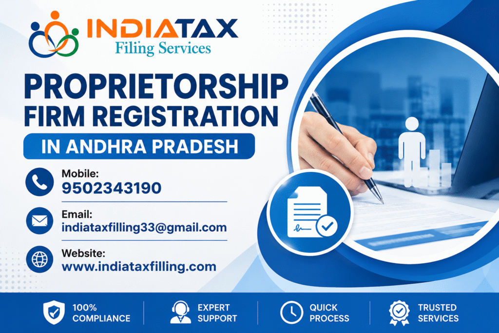 Proprietorship Firm Registration in Andhra Pradesh