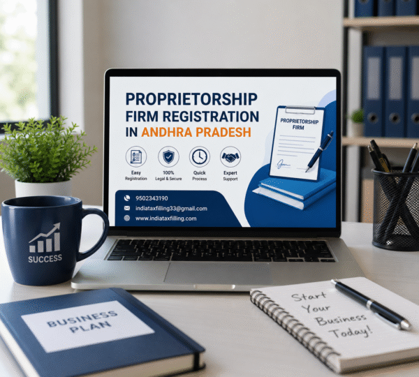 Proprietorship Firm Registration Process in Andhra Pradesh
