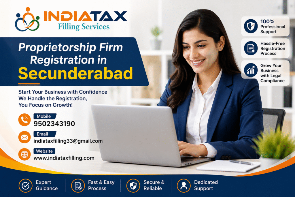 Expert Proprietorship Firm Registration in Secunderabad
