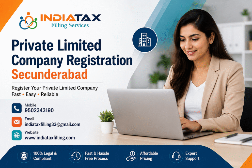 Private Limited Company Registration Secunderabad Services