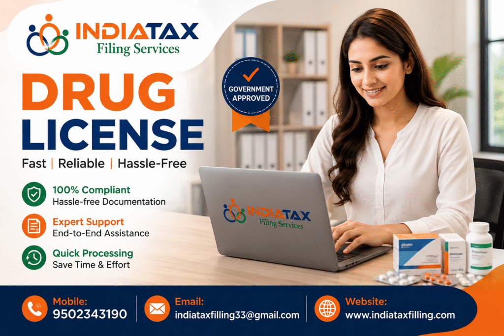 Drug License registration in India