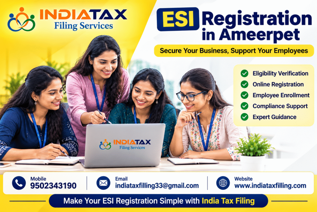 ESI Registration in Ameerpet
