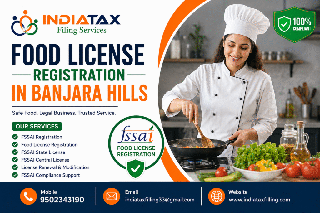 Food License Registration in Banjara Hills Services