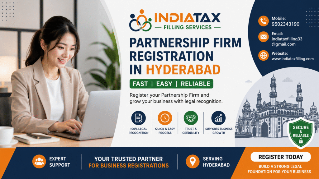 Partnership Firm Registration in Hyderabad