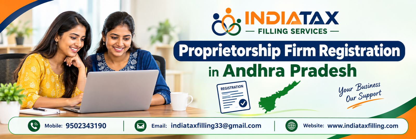 Proprietorship Firm Registration in Andhra Pradesh
