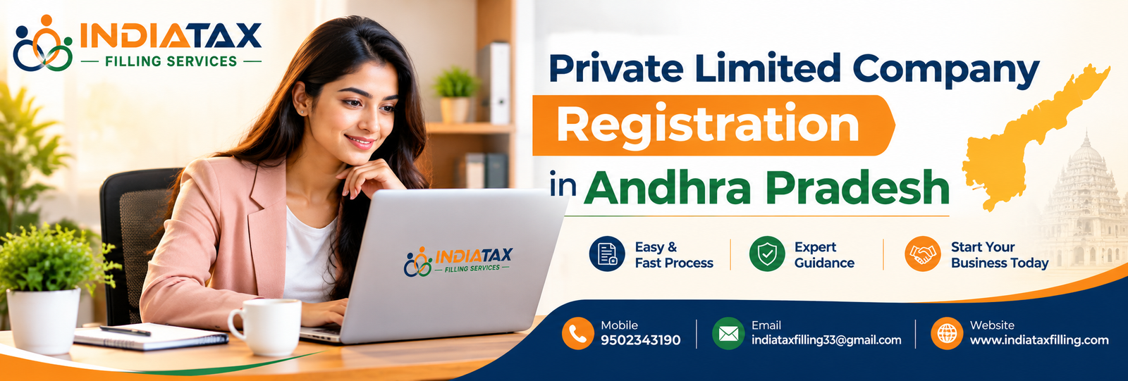 Private Limited Company Registration process in Andhra Pradesh