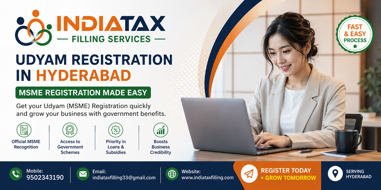 Udyam Registration services in Hyderabad